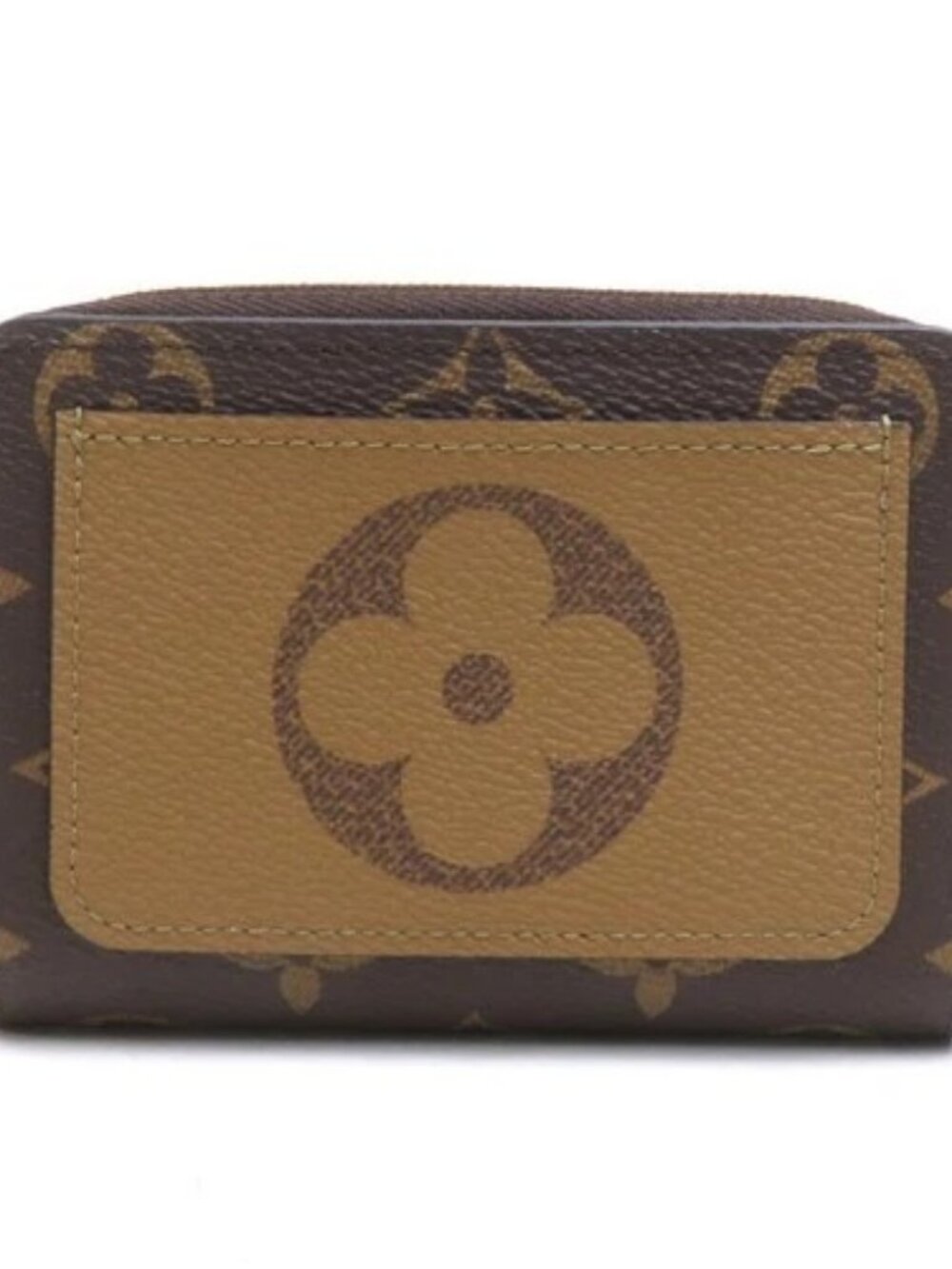Auth LOUIS VUITTON Monogram Reverse Bifold Wallet Brown M81461 - r11270i